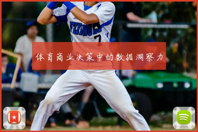 体育商业决策中的数据洞察力